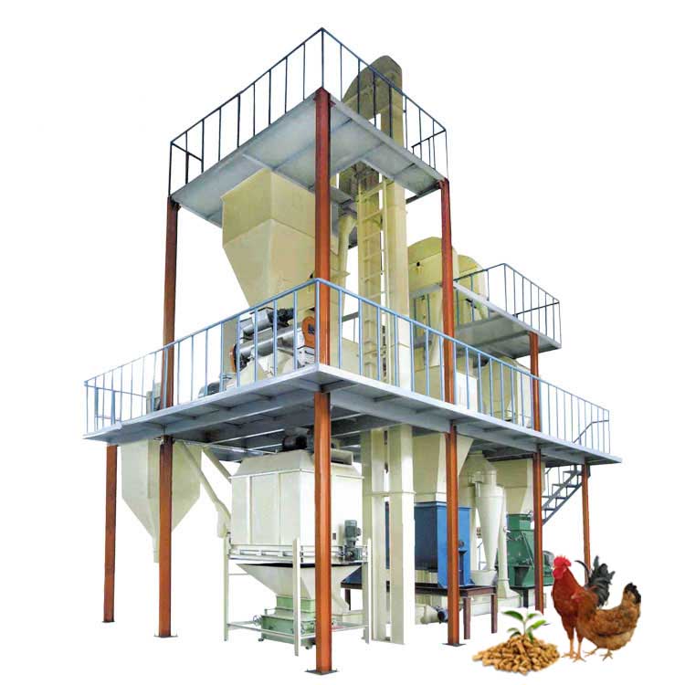 machine for the production of feed pellets