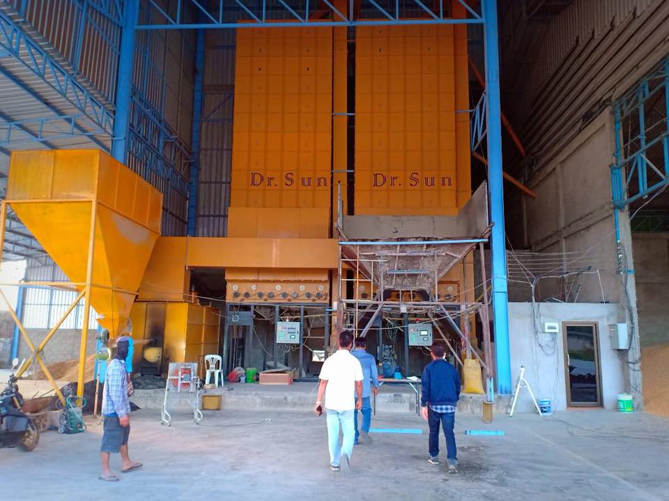 Thai grain dryer site