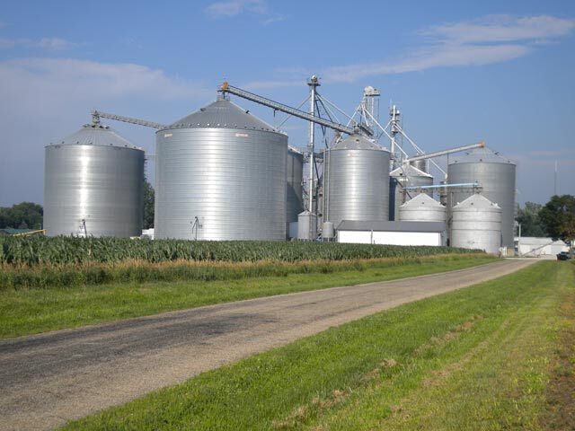 100 tons grain silo